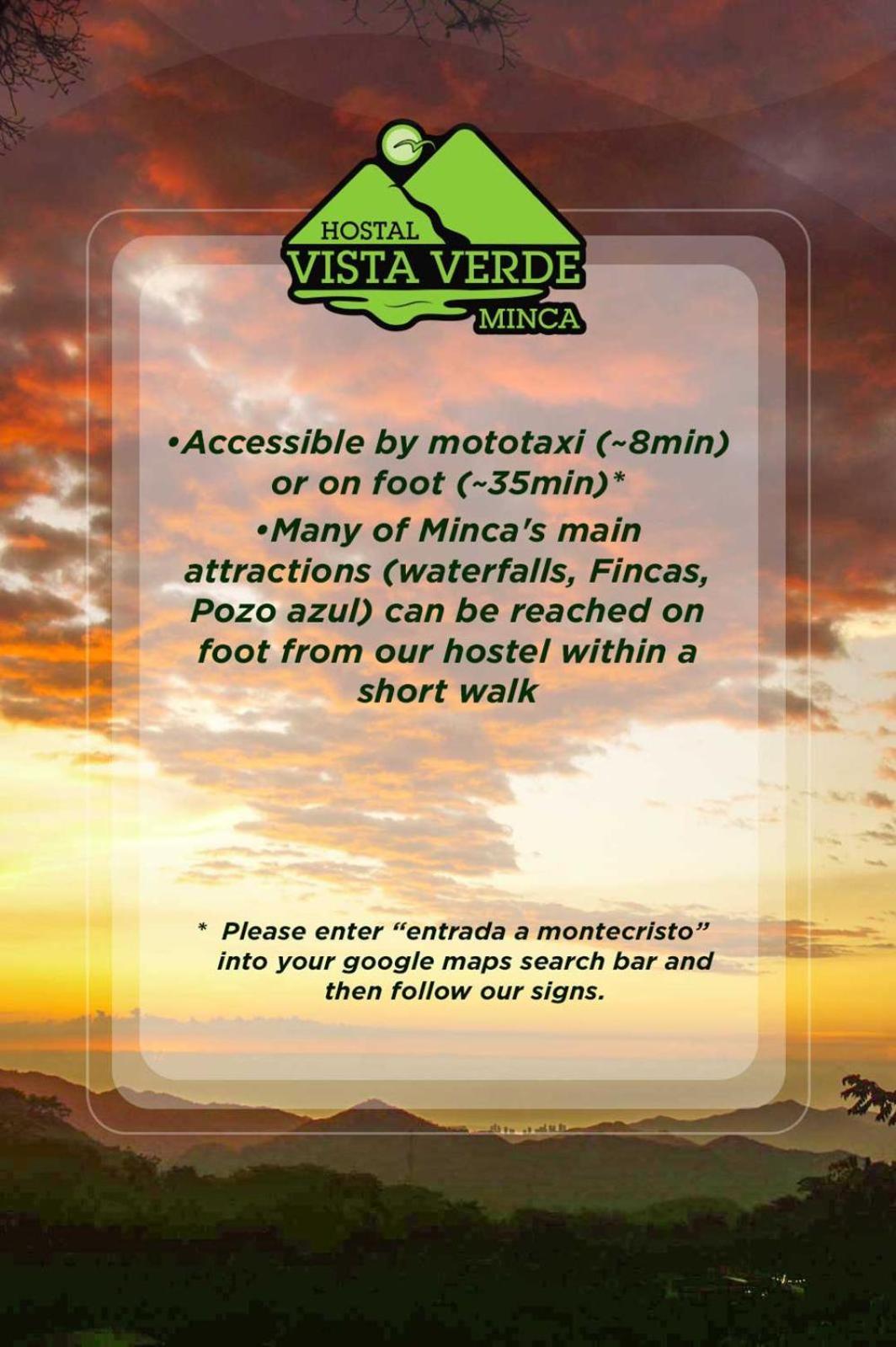 Hostal Vista Verde Minca Dış mekan fotoğraf